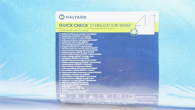 Halyard 34182 Quick Check Sterilization Wrap H300 54In x 54In - Pack of 24